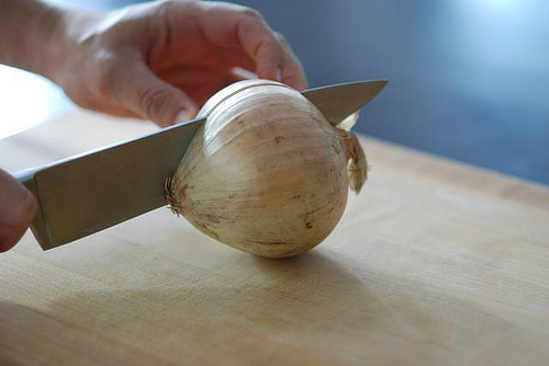 Chop onions without getting tears