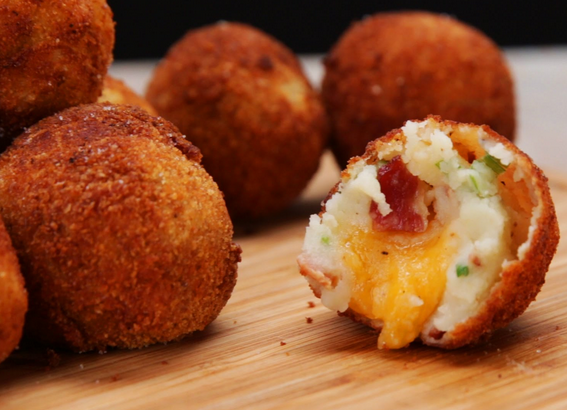 Restaurant Style Mashed Potato Cheese Bites