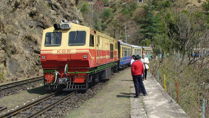 The Toy Train At Shimla