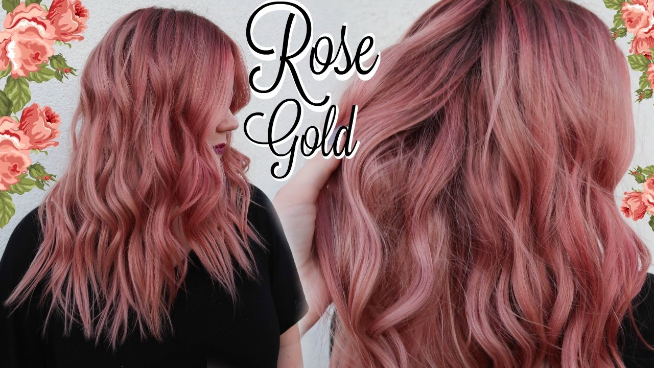 Styling Ideas For Rose Gold Hair Color