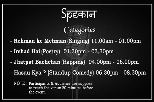 SPEकान - First Open Mic Event By Valia College Of Commerce & Arts