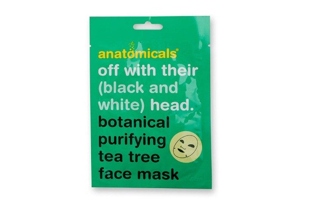 Anatomicals Botanical Purifying Tea Tree Cloth Face Mask