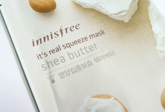 Innisfree It's Real Squeeze Mask - Shea Butter