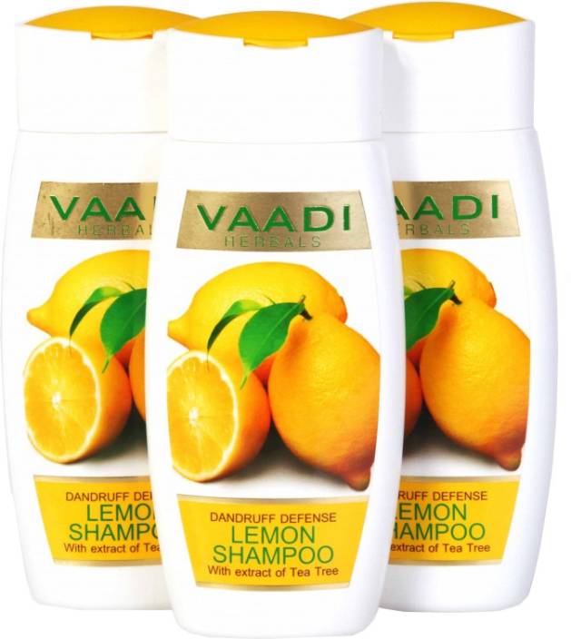 Vaadi Herbals Dandruff Defense Lemon Shampoo With Extract Of Tea Tree