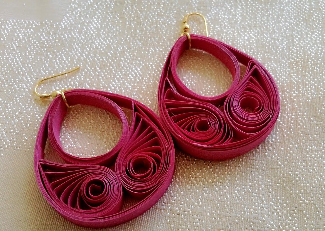 How To Make Paper Earrings