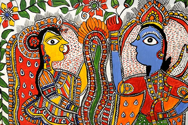 A Closer Look on The Traditional Madhubani or Mithila artform